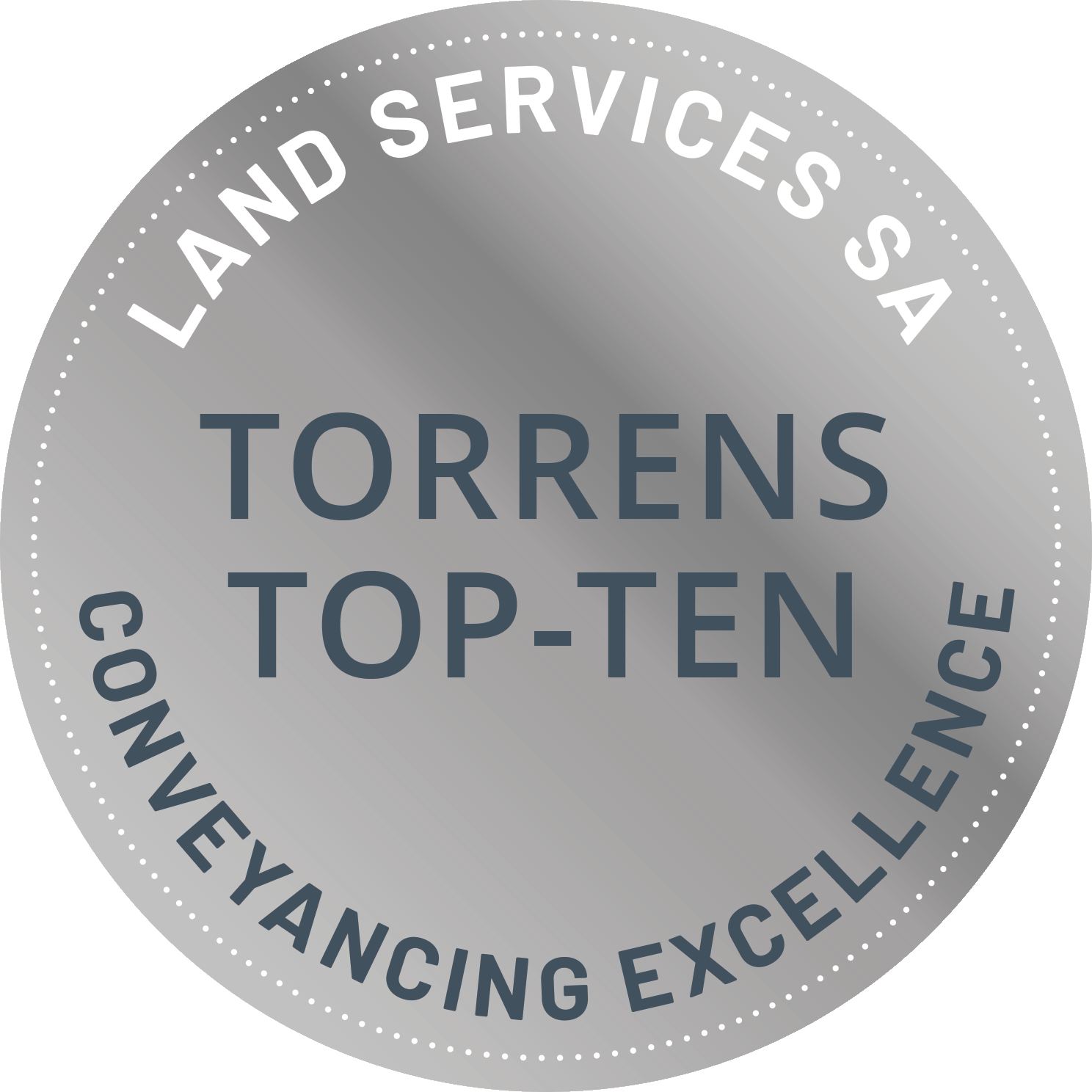 Land Services SA Torrens Top-Ten award badge